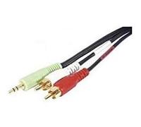 Cordon stéreo Jack 3.5 mm vers 2 x RCA PC99 - 10 m G