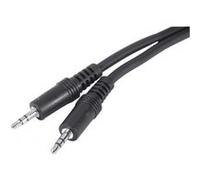 Cordon Stereo Jack 3,5mm Noir m/m - 1,5m Noir G
