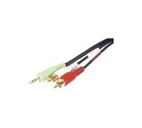 Cordon stéreo Jack 3.5 mm vers 2 x RCA PC99 - 3 m
