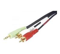 Cordon stéreo Jack 3.5 mm vers 2 x RCA PC99 - 3 m