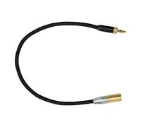 Cordon Stéréo vers Mini XLR, Prise Plaquée or Silencieuse à 3 Broches pour éviter les Interférences, Câble Flexible de 3,5 Mm vers Mini XLR pour Caméscope