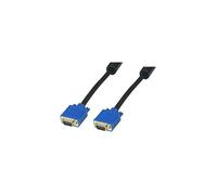 Cordon SVGA Premium - Noir - 10m - Câble coaxial à triple blindage