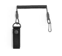 Cordon Tactique en Spirale, Porte-clés en Spirale Longes de Pêche éLastiques, Elastique Corde Rétractable, Paracord Tactical Lanyard, Ressort Hélicoïdal Keychain pour Pêcher, Camper