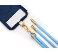 Cordon téléphone CASYX universel pour smartphone - Bleu et Or