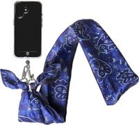 Cordon téléphone FORCE CASE foulard Bandana bleu