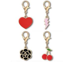 Cordon téléphone FORCE CASE Lot de 4 charms LOVE pour tour de cou