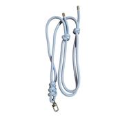 Cordon Téléphone Universel Ajustable - Tour de Cou Portable Fait Main en Nylon Tissé avec Patch Tissu Renforcé - Lanière Compatible Smartphones 4 à 6,7" - Dragonne Bandoulière (Bleu Lavende)