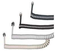 Cordon téléphonique gris graphite 5 mètres | Accessoires Cordon téléphonique à spirales