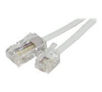 Cordon Téléphonique Rj11 Vers Rj45 Blanc - 7.00M