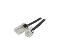 Cordon téléphonique RJ11 vers RJ45 Noir - 15.00M