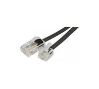 Cordon téléphonique RJ11 vers RJ45 Noir - 2.00M