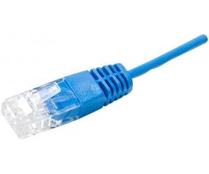 Cordon téléphonique RJ45 / RJ45 UTP 1 paire 4/5 bleu - 0,50 m
