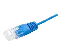 Cordon téléphonique RJ45 / RJ45 UTP 1 paire 4/5 bleu - 2 m