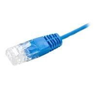 Cordon téléphonique RJ45 / RJ45 UTP 1 paire 4/5 bleu - 5 m