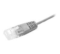 Cordon téléphonique RJ45 / RJ45 UTP 2 paires 4/5-3/6 gris - 2 m
