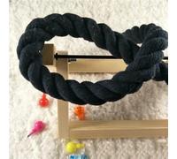 Cordon torsadé en Coton Haute ténacité, 1 m, 20 mm, pour Sac, décoration, Textile d'intérieur, Ceinture, Artisanat, Bleu Marine, 20 mm, 1 mètre