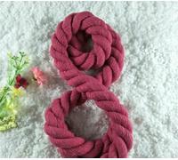Cordon torsadé en Coton Haute ténacité, 1 m, 20 mm, pour Sac, décoration, Textile d'intérieur, Sangle de Ceinture, Artisanat, Rose Rouge, 20 mm, 1 mètre