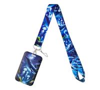 Cordon tour de cou avec porte-carte, cordon tour de cou avec porte-carte, pour porte-badge, porte-clés, permis de travail(HS30)