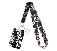 Cordon tour de cou personnalisé avec porte-cartes, pour badges d'identification, clés, permis de travail, téléphones portables(Cat 2)