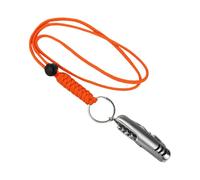 Cordon tour de cou robuste pour clés, multifonction, support de badge d'identification réglable pour randonnée, cyclisme, course à pied, travail, activités de plein air, 46 cm, Orange, Refer to