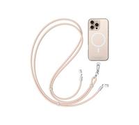 Cordon Tour du Cou avec Cable USB-C Série Lanyard OntheGo Charge Rapide Rose