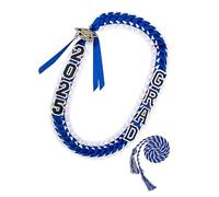Cordon tressé réglable avec pompons à double tête pour l'obtention d'un diplôme académique et regalia - Accessoire de début d'études universitaires - Corde tressée