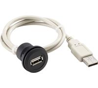 Cordon USB 2.0 type A mâle/femelle 0.60 m Schlegel RRJ_USB_SW