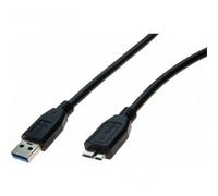 exertis Connect - Câble USB - USB type A (M) pour Micro-USB de type B (M) - USB 3.1 Gen1 - 1 m - noir