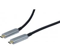 CORDON USB 3.2 Gen2 hybride Type-C / Type-C coudé - 10 M