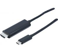 Cordon USB 3.2 Type-C vers HDMI 2.0 4K@60Hz - 1,80m