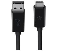 Belkin USB-A - USB-C, 0.9m câble USB USB 3.2 Gen 2 (3.1 Gen 2) 0,9 m USB A USB C Noir