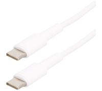 Cordon USB-C mâle - USB-C mâle - 2.0 - 1 m - blanc