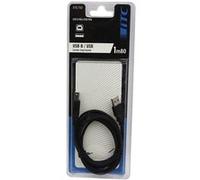 Cordon usb longueur 1.80m type a male - type b male Itc 302415 G