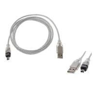 KALEA-INFORMATIQUE Cordon USB Mâle vers mini Firewire IEEE1394a MALE 4 points pour PERIPHERIQUES COMPATIBLES UNIQUEMENT
