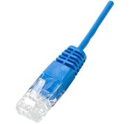 Cordon téléphonique RJ45 / RJ45 UTP 1 paire 4/5 bleu - 2 m