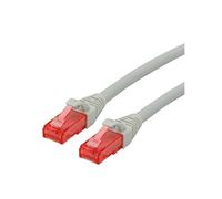 ROLINE 21.15.2508 15m Cat6 U/UTP (UTP) Gris - câbles de réseau (15 m, Cat6, RJ-45, RJ-45, Mâle/Mâle, U/UTP (UTP))