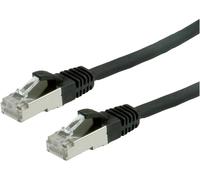 Cordon VALUE Cat.6 (Classe E) S/FTP LSOH, noir, 3 m
