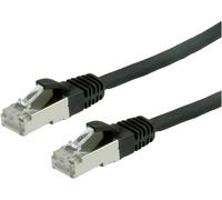 Cordon VALUE Cat.6 (Classe E) S/FTP LSOH, noir, 5 m