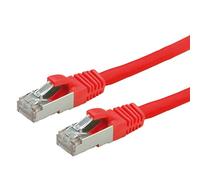 Cordon VALUE Cat.6 S/FTP LSOH, rouge, 0,5 m