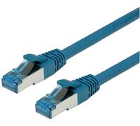 VALUE - Cordon de raccordement - RJ-45 (M) pour RJ-45 (M) - 10 m - SFTP, PiMF - CAT 6a - sans halogène, moulé, sans crochet, bloqué - bleu
