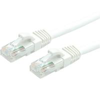 VALUE - Cordon de raccordement - RJ-45 (M) pour RJ-45 (M) - 7 m - UTP - CAT 6a - moulé, sans crochet - blanc, RAL 9003
