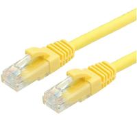 VALUE - Cordon de raccordement - RJ-45 (M) pour RJ-45 (M) - 20 m - UTP - CAT 6a - moulé, sans crochet - jaune, RAL 1004