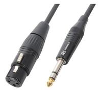 PD Connex Câble Audio Cordon XLR Femelle/Jack 6,35 Stéréo - 1,5m