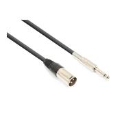 Cordon XLR mâle / jack 6 35 mono - Marque - Modèle - 8 m - Connecteurs métalliques - Noir
