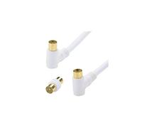 Erard Câble TV 4501 – 5 m – Connecteur TV 9,52 mm Mâle/Femelle – Blindage renforcé