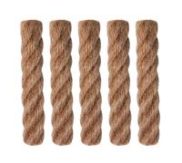 Cordons d'allumage - Kit de corde pour allume-feu | Corde à feu en cire infusée | Cuisine de camping coupe-vent | Cordons infusés de cire pour brasero et feux de camp | Cordon étanche infusé de cire