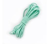 Cordons de Serrage de Rechange Corde élastique Ronde en Caoutchouc colorée, 5/10/20M, 4mm, Cordon for Cheveux, Couture, Ceinture de Ligne, Serrage Manuel(CyanBlue,10METERS(2 Rolls)_4MM)