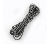 Cordons de Serrage de Rechange Corde élastique Ronde en Caoutchouc colorée, 5/10/20M, 4mm, Cordon for Cheveux, Couture, Ceinture de Ligne, Serrage Manuel(Grey,20METERS(4 Rolls)_4MM)