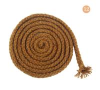 Cordons De Ulen Coton Pour La Décoration De La Maison,Fil Torsadé Décoratif,Accessoires D'artisanat Faits À La Main,Bricolage,Vente En,5mm,20m Par Lot - Type 12-Brown
