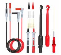 Cordons Multimètre, Fiches Banane 4 mm | caoutchouc, Ensemble câbles, Développement circuits, Pour techniciens auto